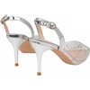 image:imageHee grand Women Heels Fashion Sandals Pointed Toe Rhinestone Transparent Stiletto Dress Pumps for Wedding Party1silver