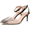 image:imageHee grand Women Heels Fashion Sandals Pointed Toe Rhinestone Transparent Stiletto Dress Pumps for Wedding Party2black