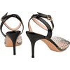 image:imageHee grand Women Heels Fashion Sandals Pointed Toe Rhinestone Transparent Stiletto Dress Pumps for Wedding Party2black