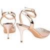 image:imageHee grand Women Heels Fashion Sandals Pointed Toe Rhinestone Transparent Stiletto Dress Pumps for Wedding Party2gold