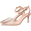 image:imageHee grand Women Heels Fashion Sandals Pointed Toe Rhinestone Transparent Stiletto Dress Pumps for Wedding Party2nude