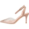 image:imageHee grand Women Heels Fashion Sandals Pointed Toe Rhinestone Transparent Stiletto Dress Pumps for Wedding Party2nude