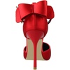 image:imageHee grand Women Heels Pointed Toe Pump Bow Knot Ankle Strap Stiletto Dress Sandals HighHeeled Wedding Party Pump020red