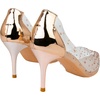 image:imageHee grand Women Heels Pointed Toe Rhinestone Transparent Stiletto High Heels Dress Pumps Wedding Party DressGold