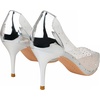 image:imageHee grand Women Heels Pointed Toe Rhinestone Transparent Stiletto High Heels Dress Pumps Wedding Party DressSilver