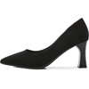 image:imageHee grand Women Heels Slip On Chunky High Heels Black Work Heels Comfort Dress Pumps071blacksuede