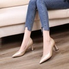 image:imageHee grand Women Heels Slip On Chunky High Heels Black Work Heels Comfort Dress Pumps072apricotpu
