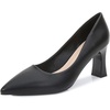 image:imageHee grand Women Heels Slip On Chunky High Heels Black Work Heels Comfort Dress Pumps072blackpu