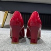 image:imageHee grand Women Heels Slip On Chunky High Heels Black Work Heels Comfort Dress Pumps085redpatent Leather