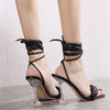 image:imageHee grand Women High Heel Sandals Sexy Open Toe Ankle Strap High Heels Stiletto Wedding Dress ShoesBlack