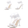 image:imageHee grand Women High Heel Sandals Sexy Open Toe Ankle Strap High Heels Stiletto Wedding Dress ShoesWhite