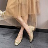 image:imageHee grand Women Low Heel Mary Jane Shoes Closed Square Toe Ankle Strap Buckle Chunky Block Heels Comfortable Low Heel Dress Shoes Pumps for OfficeKhaki
