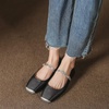 image:imageHee grand Women Mary Jane Flats Shoes Square Toe Satin Dress Shoes Comfortable Casual Ballet Flats461black