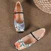 image:imageHee grand Women Mary Jane Flats Shoes Square Toe Satin Dress Shoes Comfortable Casual Ballet Flats461flower