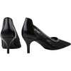 image:imageHee grand Women Mid Heels Pointed Toe Pump Small Heels Office Shoes for Work Sexy Mesh Lace Wedding Party Dress Shoes1black