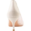 image:imageHee grand Women Mid Heels Pointed Toe Pump Small Heels Office Shoes for Work Sexy Mesh Lace Wedding Party Dress Shoes2apricot