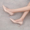 image:imageHee grand Women Pointed Toe Pump Shiny Stiletto Fashion Party High Heels Club Shoes069pink