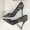 image:imageHee grand Women Sexy Pointed Toe Lace High Heels Comfort Work Pumps Ladies Stilettos Bridal Dress Shoes for WeddingBlack