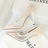 image:imageHee grand Women Sexy Pointed Toe Lace High Heels Comfort Work Pumps Ladies Stilettos Bridal Dress Shoes for WeddingWhite