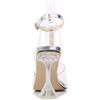 image:imageHee grand Womens Ankle Strap Sandals Transparent Thick Heels Wedding Party Dress ShoesSilver