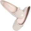 image:imageHee grand Womens Ballet Flats Bowknot Square Toe Dressy Flat Shoes for Casual Work Comfort Slip On FlatsPatent Leatherapricot