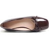 image:imageHee grand Womens Ballet Flats Bowknot Square Toe Dressy Flat Shoes for Casual Work Comfort Slip On FlatsPatent Leatherbrown