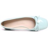 image:imageHee grand Womens Ballet Flats Bowknot Square Toe Dressy Flat Shoes for Casual Work Comfort Slip On FlatsPatent Leathercyan