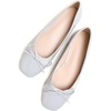 image:imageHee grand Womens Ballet Flats Bowknot Square Toe Dressy Flat Shoes for Casual Work Comfort Slip On FlatsPatent Leathergrey