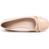 image:imageHee grand Womens Ballet Flats Bowknot Square Toe Dressy Flat Shoes for Casual Work Comfort Slip On FlatsPatent Leatherkhaki