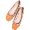 image:imageHee grand Womens Ballet Flats Bowknot Square Toe Dressy Flat Shoes for Casual Work Comfort Slip On FlatsPatent Leatherorange