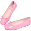 image:imageHee grand Womens Ballet Flats Bowknot Square Toe Dressy Flat Shoes for Casual Work Comfort Slip On FlatsPatent Leatherpeach Red