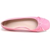 image:imageHee grand Womens Ballet Flats Bowknot Square Toe Dressy Flat Shoes for Casual Work Comfort Slip On FlatsPatent Leatherpeach Red