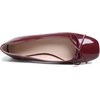 image:imageHee grand Womens Ballet Flats Bowknot Square Toe Dressy Flat Shoes for Casual Work Comfort Slip On FlatsPatent Leatherwine Red