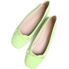 image:imageHee grand Womens Ballet Flats Bowknot Square Toe Dressy Flat Shoes for Casual Work Comfort Slip On FlatsPuapple Green