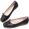 image:imageHee grand Womens Ballet Flats Bowknot Square Toe Dressy Flat Shoes for Casual Work Comfort Slip On FlatsPublack