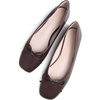 image:imageHee grand Womens Ballet Flats Bowknot Square Toe Dressy Flat Shoes for Casual Work Comfort Slip On FlatsPubrown