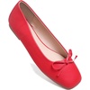 image:imageHee grand Womens Ballet Flats Bowknot Square Toe Dressy Flat Shoes for Casual Work Comfort Slip On FlatsPured