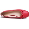 image:imageHee grand Womens Ballet Flats Bowknot Square Toe Dressy Flat Shoes for Casual Work Comfort Slip On FlatsPured
