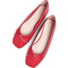 image:imageHee grand Womens Ballet Flats Bowknot Square Toe Dressy Flat Shoes for Casual Work Comfort Slip On FlatsPured
