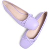 image:imageHee grand Womens Ballet Flats Bowknot Square Toe Dressy Flat Shoes for Casual Work Comfort Slip On FlatsPuviolet