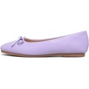 image:imageHee grand Womens Ballet Flats Bowknot Square Toe Dressy Flat Shoes for Casual Work Comfort Slip On FlatsPuviolet