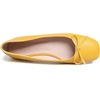 image:imageHee grand Womens Ballet Flats Bowknot Square Toe Dressy Flat Shoes for Casual Work Comfort Slip On FlatsPuyellow