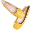 image:imageHee grand Womens Ballet Flats Bowknot Square Toe Dressy Flat Shoes for Casual Work Comfort Slip On FlatsPuyellow