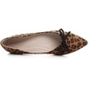 image:imageHee grand Womens BowKnot Ballet Flats Classic Pointy Toe Shallow Flats Casual SlipOn Loafers Comfort Walking Flats Faux Suede Dressy ShoesLeopard Brown