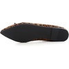 image:imageHee grand Womens BowKnot Ballet Flats Classic Pointy Toe Shallow Flats Casual SlipOn Loafers Comfort Walking Flats Faux Suede Dressy ShoesLeopard Brown