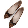 image:imageHee grand Womens BowKnot Ballet Flats Classic Pointy Toe Shallow Flats Casual SlipOn Loafers Comfort Walking Flats Faux Suede Dressy ShoesLeopard Brown