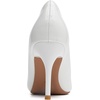 image:imageHee grand Womens Classic Pointed Toe Heel Pumps Fashion Candy Colors Patent Leather Heels Comfortable Mid Heel Work Shoes Stiletto Wedding Dress Shoes209white