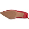 image:imageHee grand Womens Classic Pointed Toe Heel Pumps Fashion Candy Colors Patent Leather Heels Comfortable Mid Heel Work Shoes Stiletto Wedding Dress Shoes209red