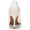 image:imageHee grand Womens Classic Pointed Toe Heel Pumps Fashion Candy Colors Patent Leather Heels Comfortable Mid Heel Work Shoes Stiletto Wedding Dress Shoes210white