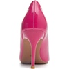 image:imageHee grand Womens Classic Pointed Toe Heel Pumps Fashion Candy Colors Patent Leather Heels Comfortable Mid Heel Work Shoes Stiletto Wedding Dress Shoes209rose